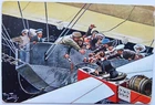 Airship Dirigible Plane Beer Party  Antique PC Posted in 1910