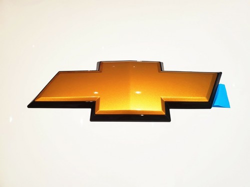 Bowtie Emblem Badge Gold Black 2007-13 Silverado Sierra Avalanche - Foto 8