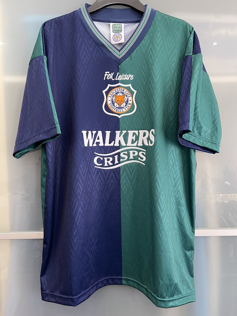 LEICESTER CITY 95 96 RETRO THIRD SHIRT XL GENUINE FOX