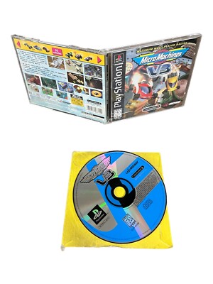 Sony PlayStation 1 PS1 CIB Complete  TESTED Micro Machines V3