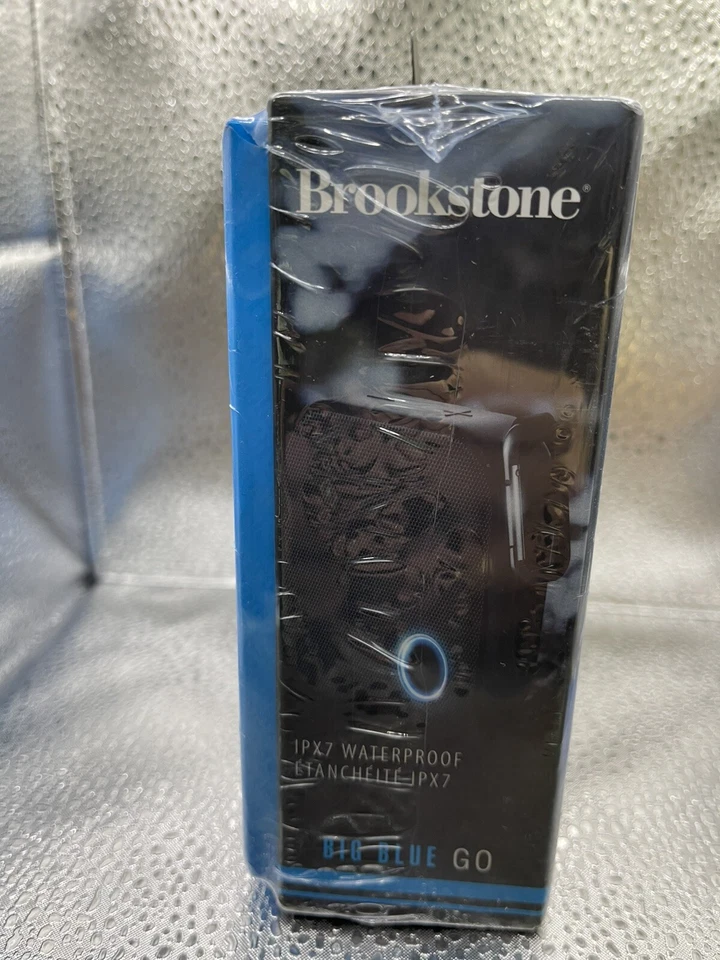 Brookstone BIG BLUE GO Compact Wireless Speaker (IPX7 Waterproof) (Brand New) - Image 3 of 4