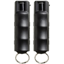 2 Sabre Pepper Spray .54oz Hard Case W/Key Ring, Self Defense College Dorm HC-14
