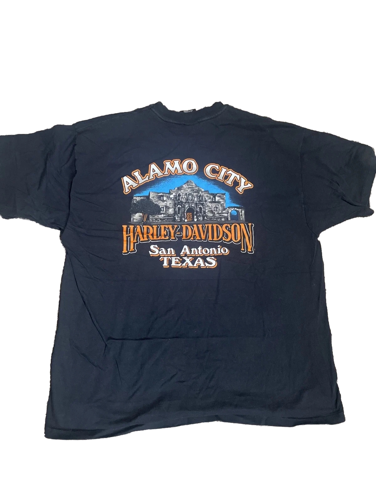 Harley Davidson Mens Graphic TShirt San Antonio Texas Alamo City SZ
