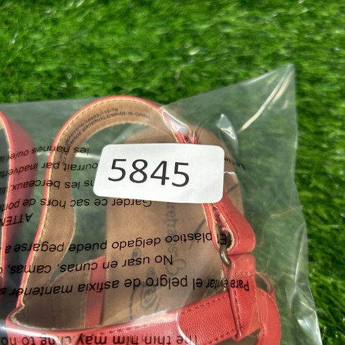 Sandalias BareTraps Jerie para mujer 9 M rojas marrones con tiras gancho y bucle comodidad al aire libre - Imagen 10 de 10