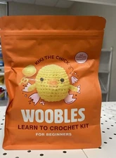 Woobles Kiki the Chick Beginner Crochet Kit Easy Peasy Yarn No Pre-Started Piece