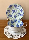 VTG Bartley International “Forget-Me-Not" Bone China Tea Cup & Saucer UK 🇬🇧 — photo 1