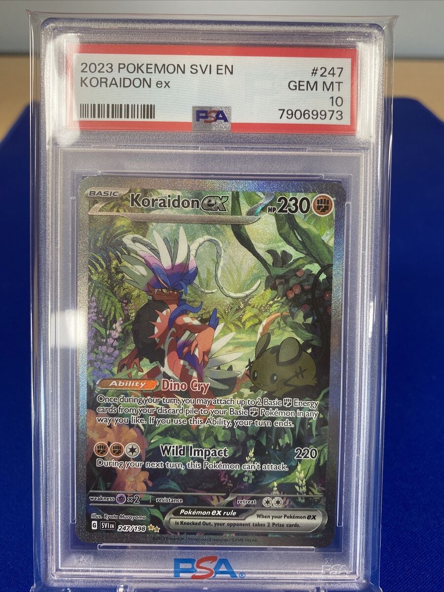  Pokemon - Koraidon ex 247/198 - Scarlet & Violet - Special  Illustrator Rare - Holo Full Art : Toys & Games