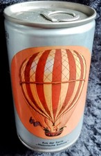 Stahl Bierdose 0,33L Becker Bier Historische Ballone (1) Voll !