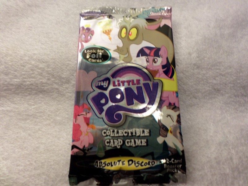 My Little Pony CCG Absolute Discord Booster Pack Collectible Game TCG