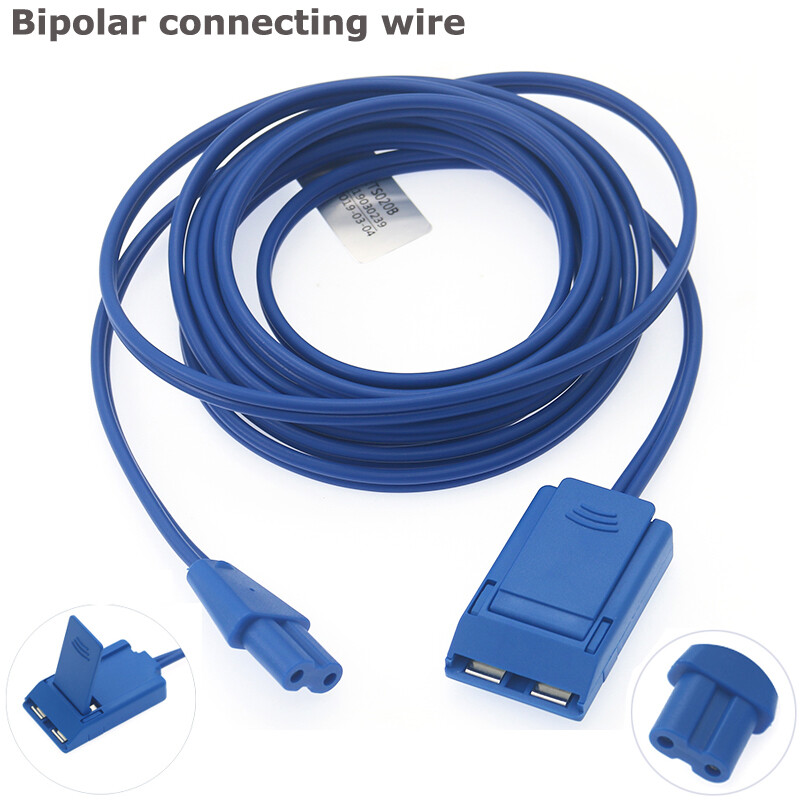 2Pcs  Electrosurgical Connecting The Negative Plate Medical Device Cable