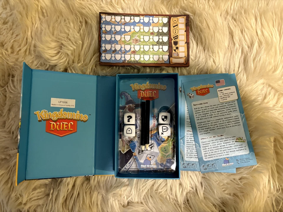 New KINGDOMINO DUEL Roll & Write DICE ROLLING BOARDGAME By Blue Orange Games NIB - Image 2 of 3