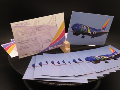 Southwest Airlines Trading Cards Boeing 737 NV One - Set of 25