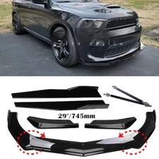 Front Bumper Lip Spoiler Splitter Side Skirt Rear Lip For Dodge Durango SXT R/T