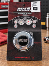 Grant Chrome Horn Button 5629 Ss Logo Steering Wheel Center Cap Accessory
