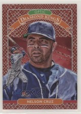 2020 Donruss Optic Diamond Kings Choice Red Dragon Prizm 15/88 Nelson Cruz 1u6