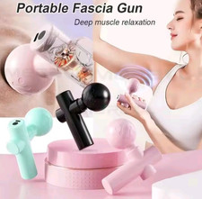 2026 Mini Massage Gun Deep Tissue Muscle Relaxation Portable Fascia Gun