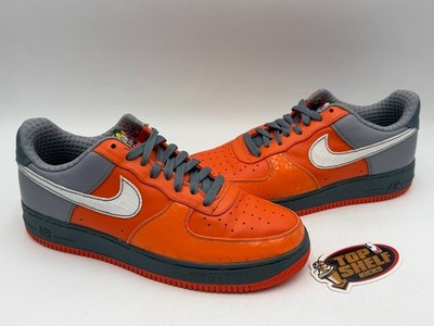 靴 NIKE air force1 Nike Air Force One 2007 Orange Size 10.5 Authentic Used Retro