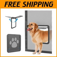 Sliding Door Pet Door, Magnetic Self-Closing, 12x14"