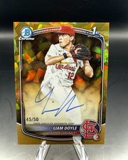 2025 Bowman Chrome Sapphire Liam Doyle Gold Sapphire Autograph /50
