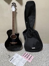Yamaha APX500 schwarz Akustik E-Gitarre dünner Körper Cutaway getestet gebraucht