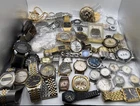 Huge Vintage Watch lot Parts Repair Lot Elgin Waltham Citizen Seiko Timex Estate