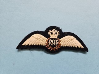 Royal Air Force Pilots Wings Genuine Cloth Patch