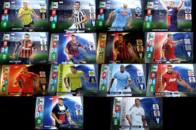 Panini Adrenalyn XL CHAMPIONS LEAGUE 2013/2014 13/14 - GAME CHANGER + TOP MASTER