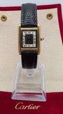 Must de Cartier Tank 18ct Gold on Sterling Silver Lady