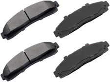 CCIyu D652 Front Ceramic Brake Pads Kit 4pcs Fit Ford Explorer Ranger