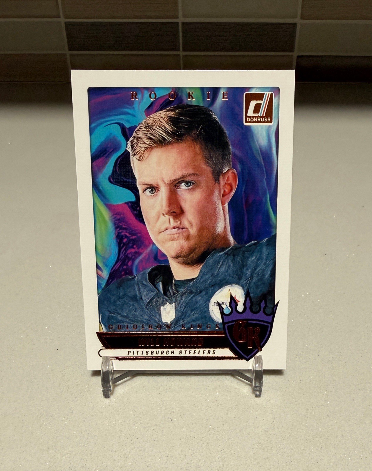 Will Howard 2025 Donruss Gridiron Kings Rookie Pittsburg Steelers