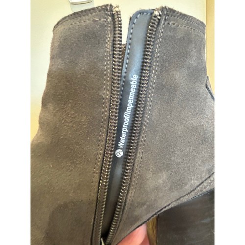 Stivaletti Blondo Pelle Scamosciata Impermeabili Moda Grigio Donna 7 - Foto 10 di 16