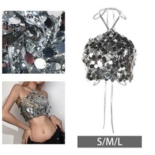 Camisole Crop Top Women's Fashion Gifts Halter Crop Top for Club Festival