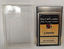 Vintage KIINGSTON 20MB ATA FLASHDISK PC Card Type II DP-ATA for HP 200LX Palmtop
