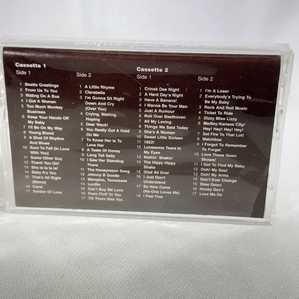 THE BEATLES Live at the BBC New Sealed Cassette Tape 1 2 1994 Apple Capitol EMI - Image 2 of 4