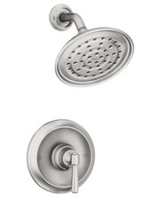 New Moen 82971SRN Halle Spot Resist Brushed Nickel Shower Trim With Valve
