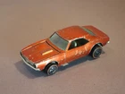 Hot Wheels Custom Camaro Orange Redline wheels