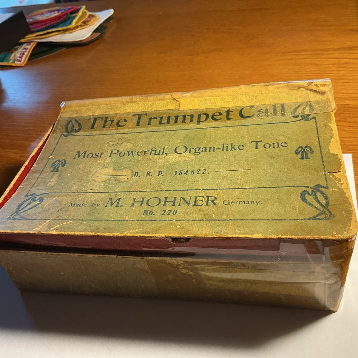 Extremely Rare M. Hohner The Trumpet Call 220 Harmonica In