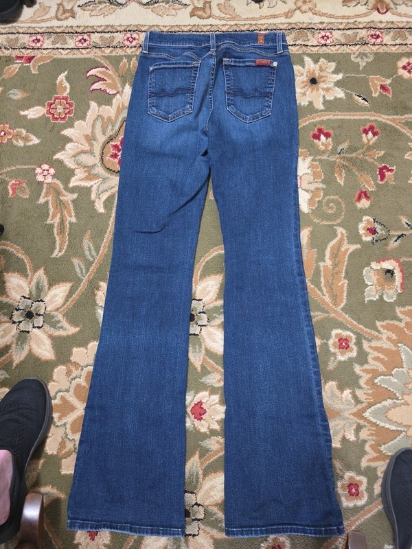 Ladies Sz 6 7forallmankind Boy Cut Jeans