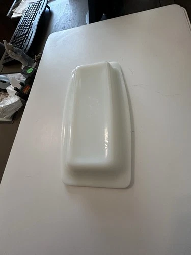 Vintage Pyrex Butter Dish Bottom Only Replacement White Milk Glass 72-B Made USA