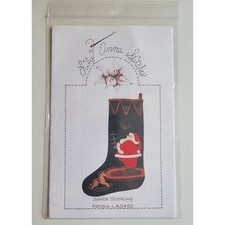 Lily Anna Stitches Santa Stocking Pattern LAS450 Uncut 2009 Christmas