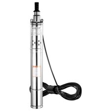 Deep Well Submersible Pump Stainless Steel Water Pump 1HP 16GPM 164 ft