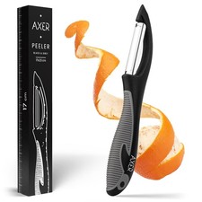 Axer Pelapatate Professionale Nero & Grigio a Forma I - Sbuccia Patate, Pelaverd