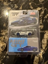 Mini GT McLaren Artura Volcano Silver Grey Diecast Model Car 1/64 CHASE