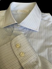 NWT Brooks Brothers Finest Cotton Dress Shirt Hand Made in Italy  Sale