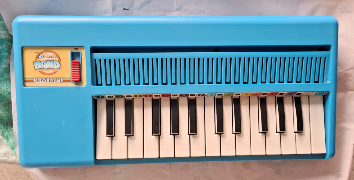 Pianola Vintage Bontempi Disney Band Anni 70/80 - Made in Italy - Funzionante