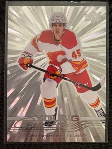 Sam Morton 2025-26 Upper Deck Young Guns Outburst RC Card #215