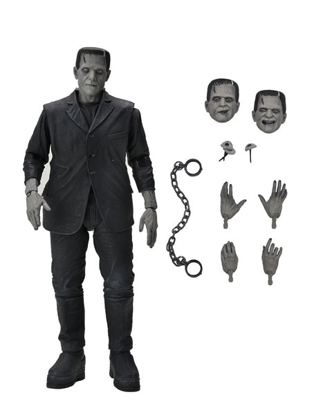 Neca Frankensteins Monster - Ultimate Monster Actionfigur (Schwarz/Weiß)-image