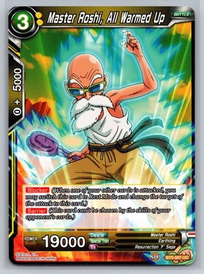 Dragon Ball Super Card Game Master Roshi All Warmed Up BT5-087 UC Blocker