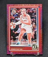 Marina Mabrey Pink Shimmer Holo Foil SSP /25 2025 Donruss WNBA Basketball 13 Sun
