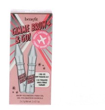 Benefit Gimme Brow+ Volumizing Fiber Gel, 03 Neutral Light Brown, 2x0.1 oz 2Pack